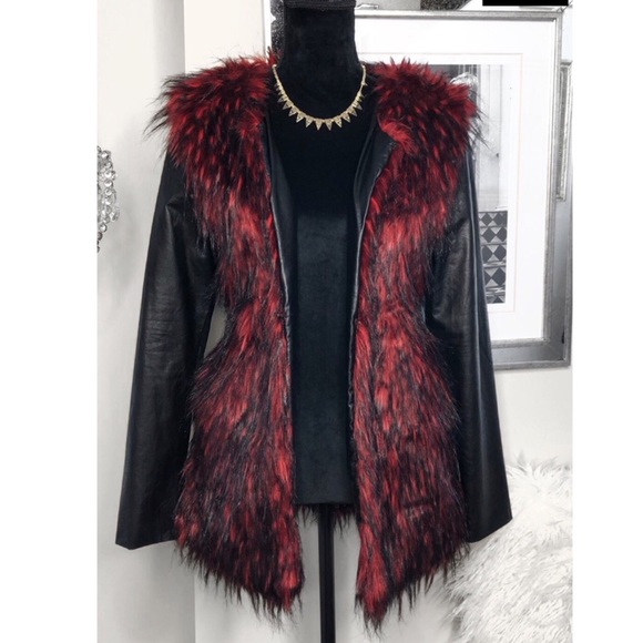 GOLDIE LONDON - JACE FAUX FUR JACKET - Picture 1 of 6
